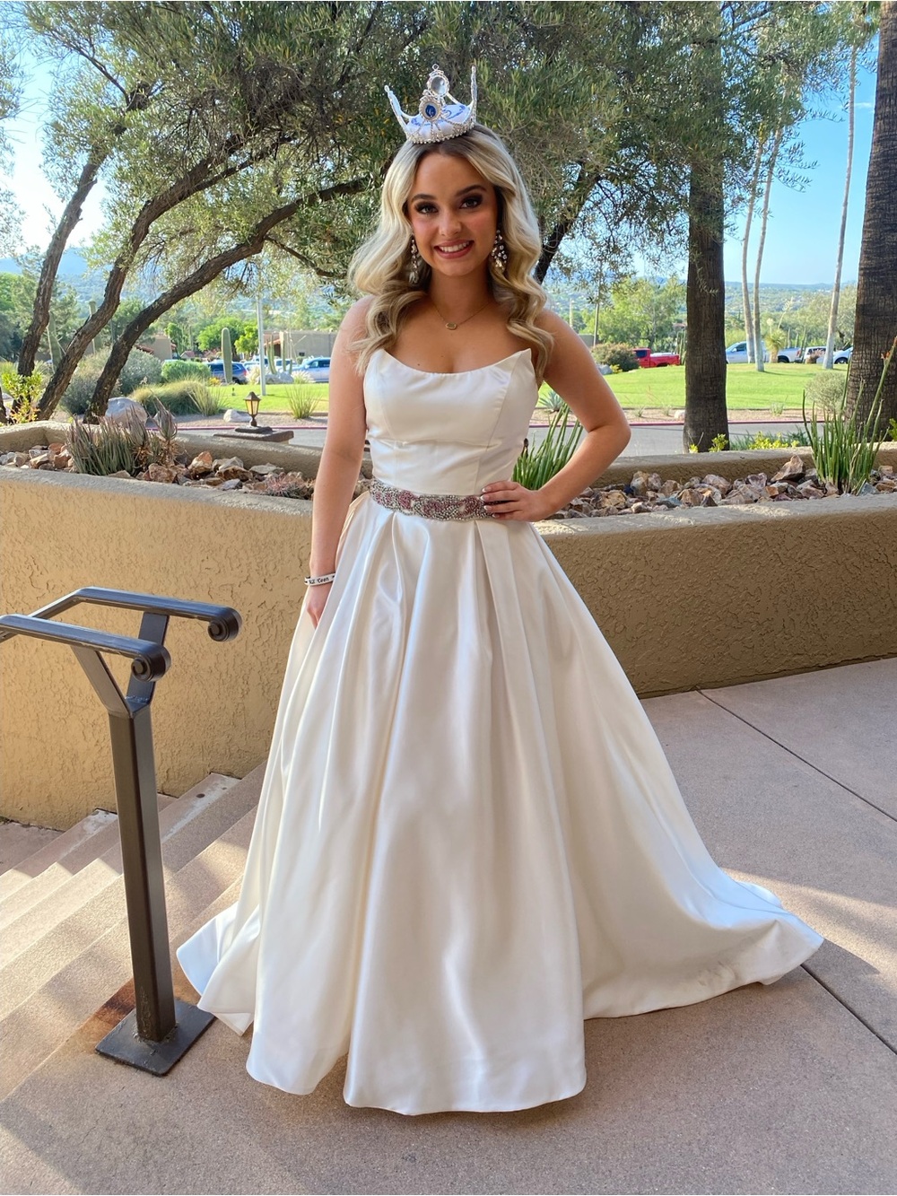 Sherri Hill Strapless Gown - Picture 3 of 4